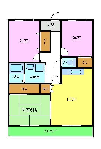 コンフォート津々山台の間取り