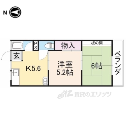 グレーズ鳥見の間取り