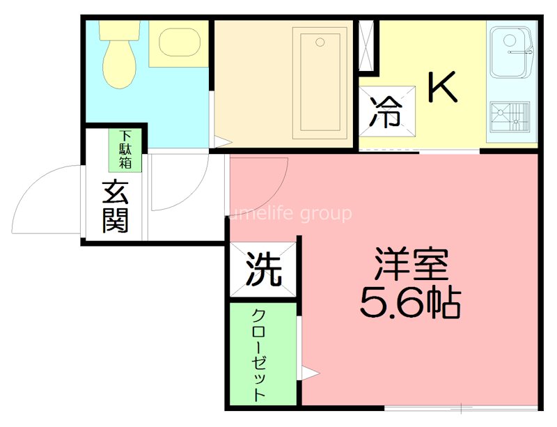 ダイヤモンドテラス藤沢本町Aの間取り