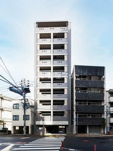 広島市中区上幟町のマンションの建物外観