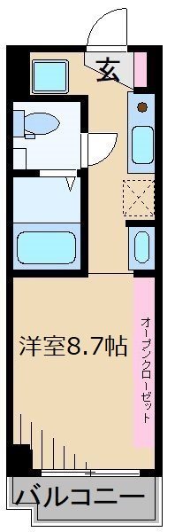 エクサハイツ元住吉の間取り