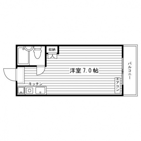 パルセ北野の間取り