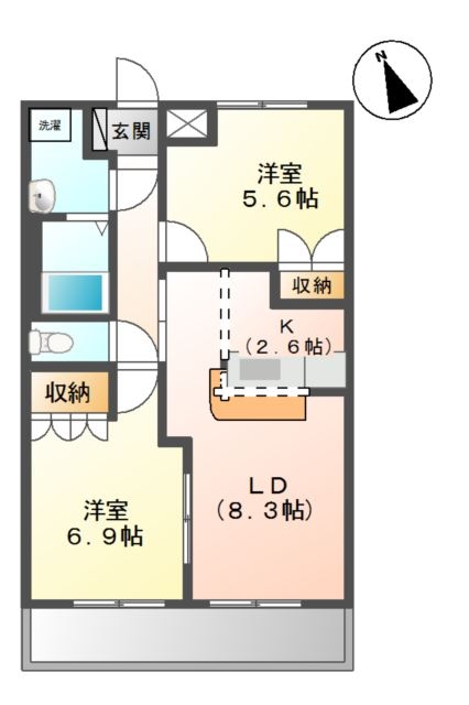 フェアリーの間取り