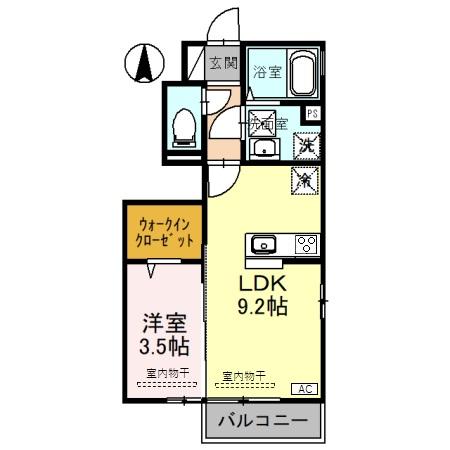 D-room ANNEX21の間取り
