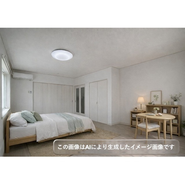 居室・リビング　洋室　※ＡＩ生成による家具配置イメージ