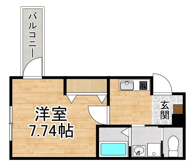 ALEGRIA大津の間取り
