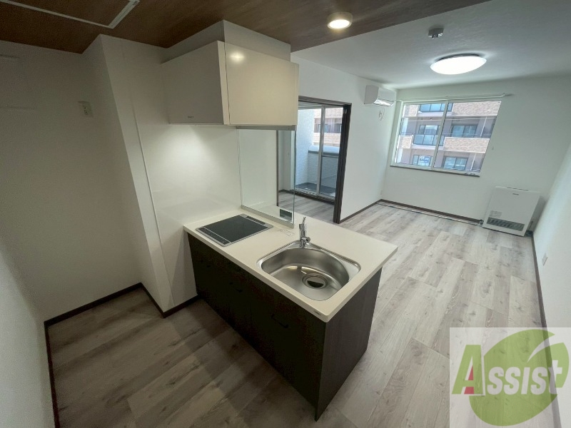 キッチン　清潔感がありお洒落なキッチンになっていました！