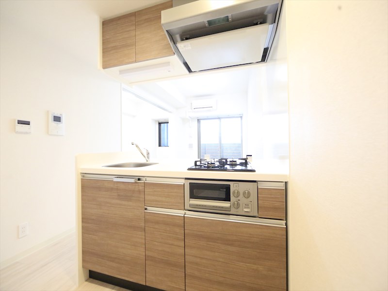 キッチン　システムキッチン（ガス2口コンロ付）　同仕様写真