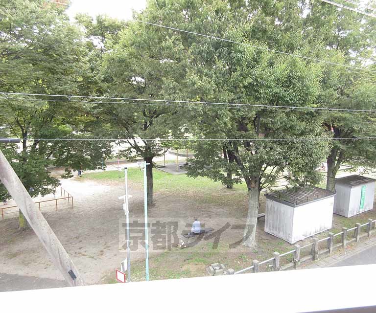 眺望　目の前が公園