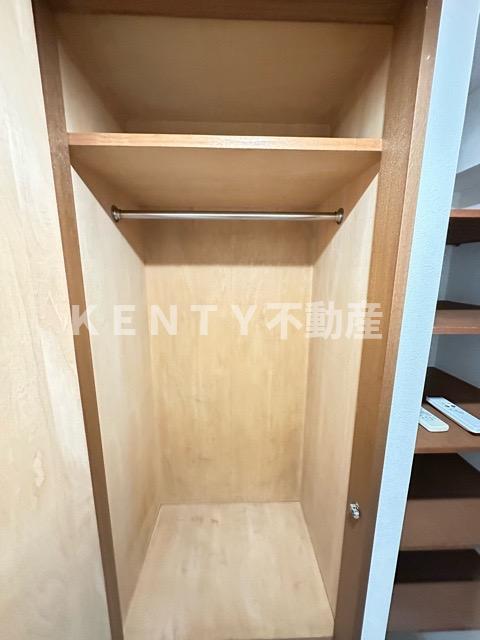 収納　たっぷりとした収納スペースです