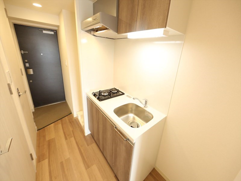 キッチン　システムキッチン（ガス2口コンロ付）