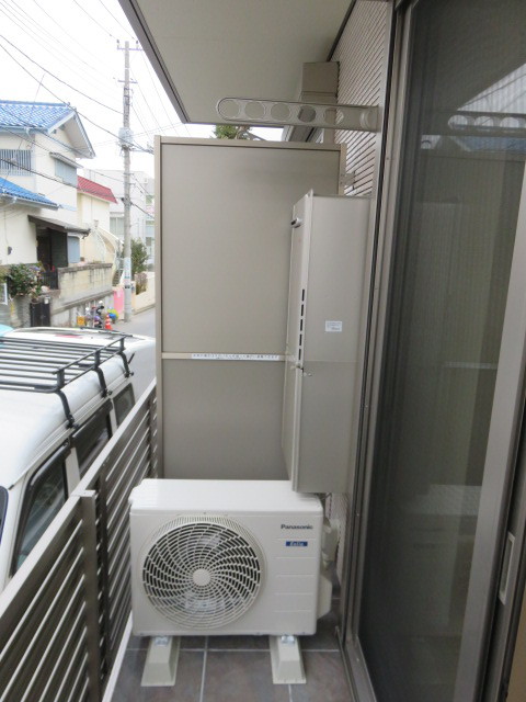 バルコニー　日当たりいいですよ！