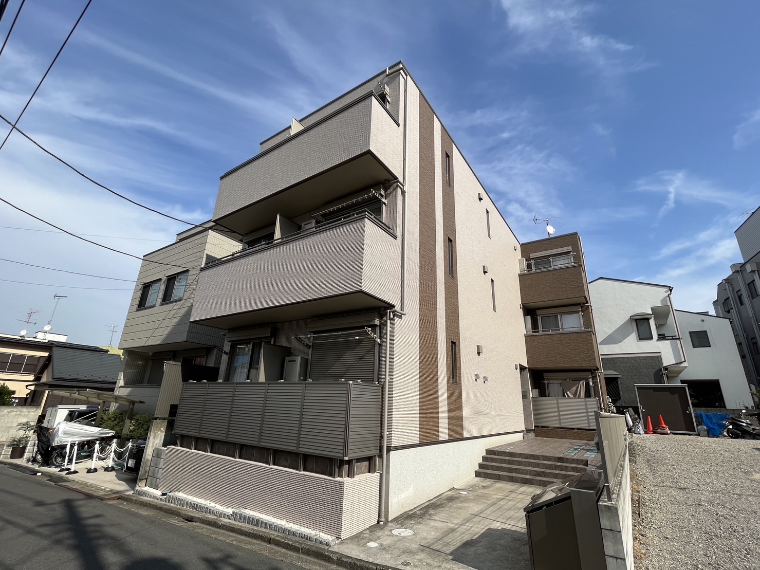 建物外観　お洒落な外観です。