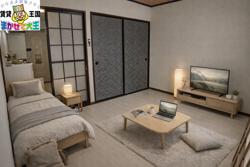 居室・リビング　家具・インテリアはＣＧです