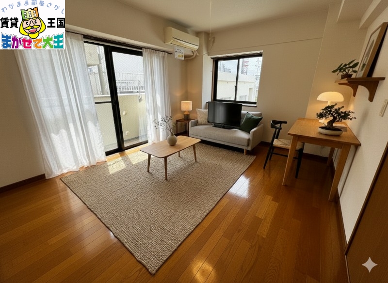 居室・リビング　家具・インテリアはＣＧです