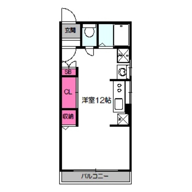 高殿マンションの間取り写真