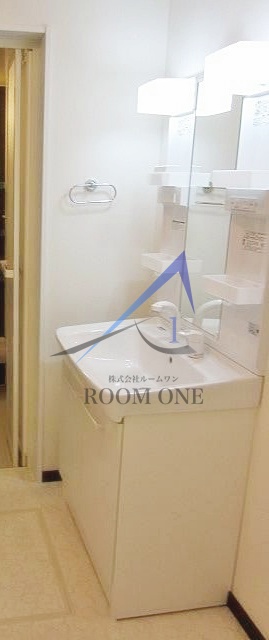 洗面設備　洗面台です。