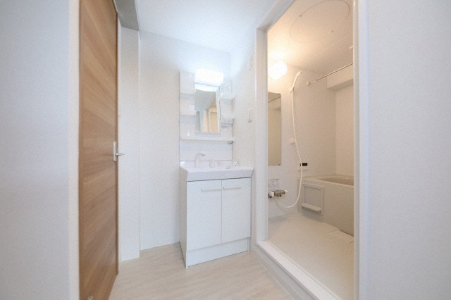 洗面設備　シャワードレッサー付きです!