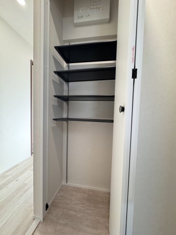 収納　たっぷりとした収納スペースです
