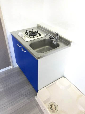 キッチン　ガスコンロ付のキッチン