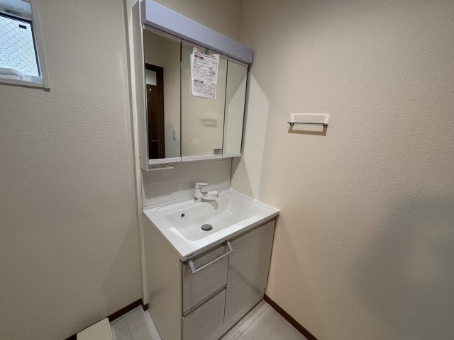 洗面設備　広い洗面スペース