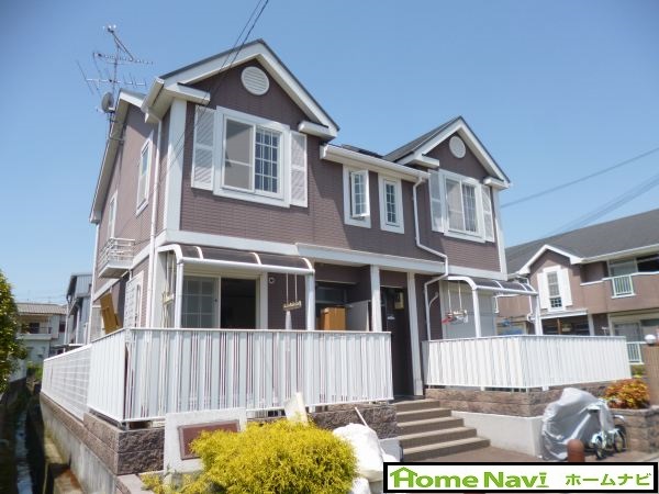 建物外観　「ソレイユ」、現地待ち合わせでのご案内も可能です。