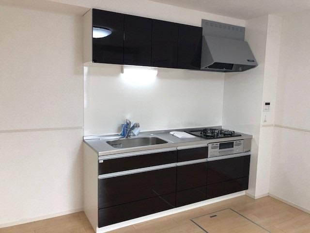 キッチン　コンパクトなキッチンで掃除もラクラク