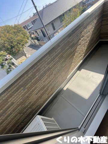 バルコニー　お洗濯にも便利なバルコニー付き