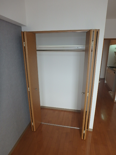 収納　使いやすいクローゼットを完備。