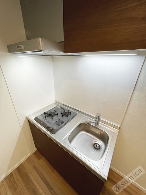 キッチン　２口システムキッチン・お料理もグレードアップ♪