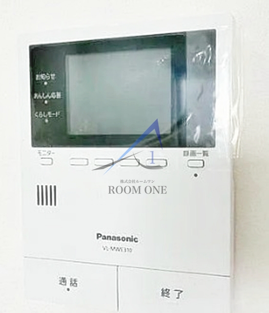 セキュリティ　モニター付きインターホンです。