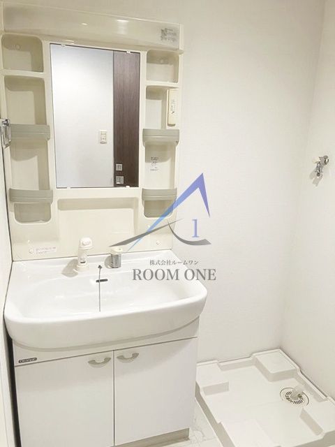 洗面設備　洗面台です。