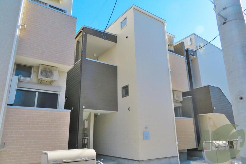 建物外観　仙台市若林区若林「ハーモニーテラス若林II」