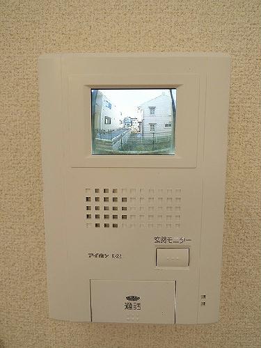 セキュリティ　モニター付きインターホン