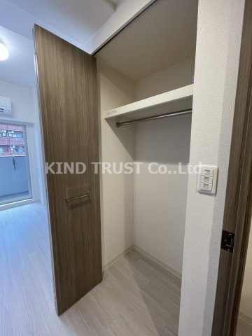 収納　たっぷりとした収納スペースです