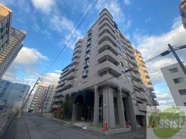 建物外観　札幌市中央区南１３条西「メゾンドブーケパーク」