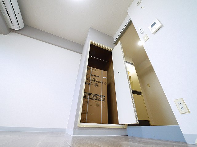 収納　たっぷりとした収納スペースです