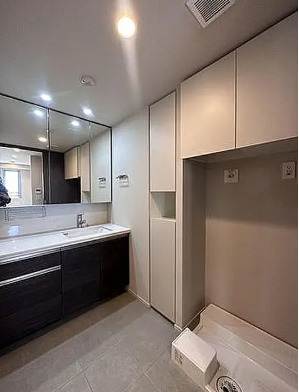 洗面設備　別タイプ部屋　参考写真です