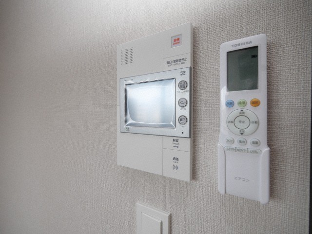 セキュリティ　モニター付きインターホンです