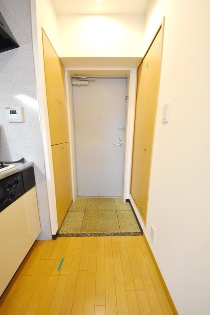玄関　クリーニング前の画像になります。