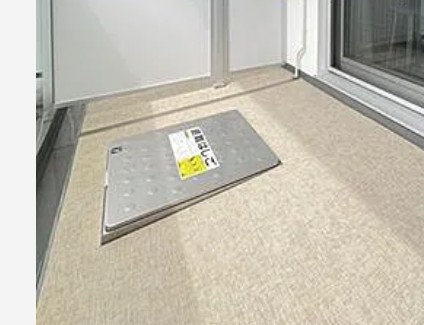 バルコニー　バルコニー付きです