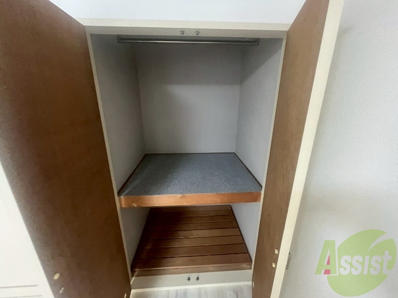 収納　収納もバッチリあるのでお部屋が片付きますよ！