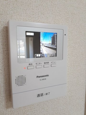 セキュリティ　モニター付きインターホンです