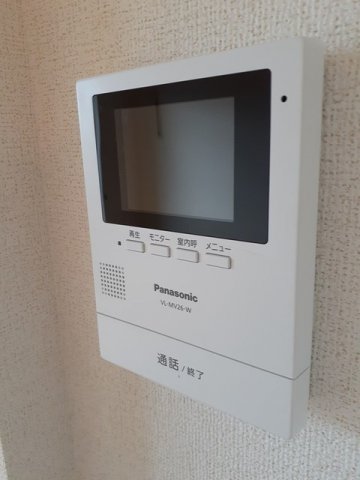 セキュリティ　モニター付きインターホンです
