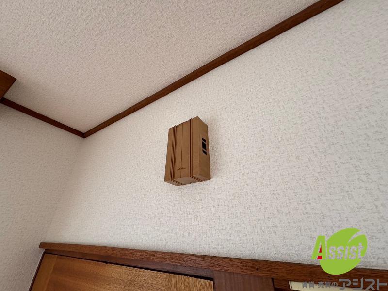 セキュリティ　来客時にはこちらのチャイムが鳴りますよ。