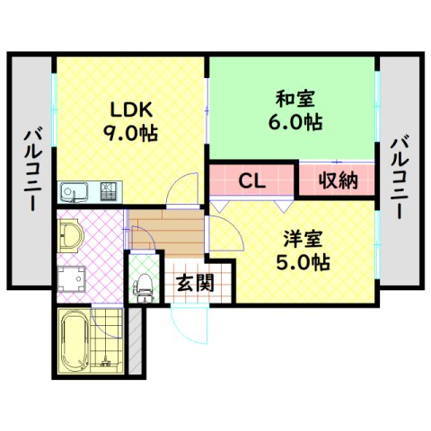メゾンハイツ信の間取り写真