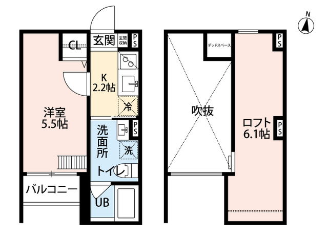 ＪＲ東海道本線 立花駅 徒歩7分 2階建 築11年の間取り写真