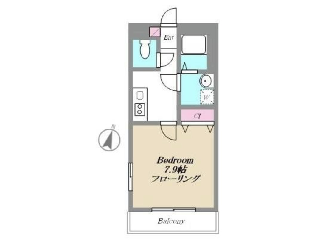 都営大江戸線 練馬春日町駅 徒歩5分 2階建 築17年の間取り写真