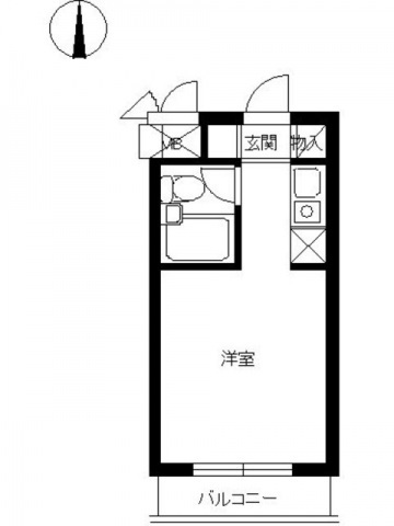 スカイコート元住吉第2の間取り写真
