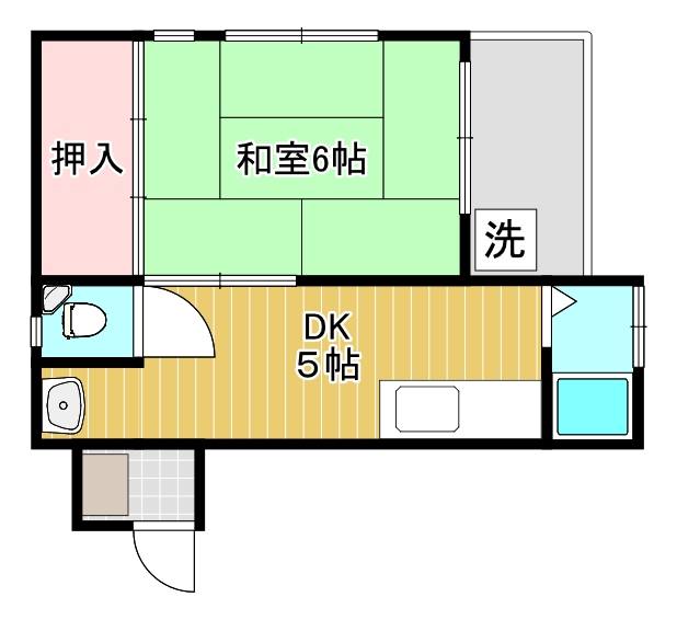 酒井マンションの間取り写真